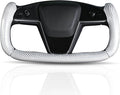 Steering Wheel Cover for Tesla Yoke Steering Wheel Cover Customzied for Tesla Model S 2021-Present/Model X 2021-Present Accessories,Anti-Slip,Comfortable Grip,Breathable,Bright White