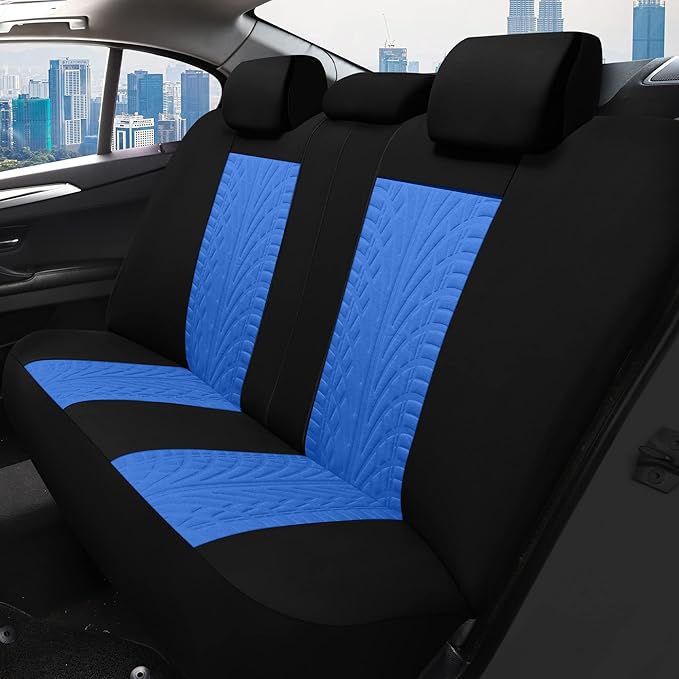 Pariitadin Car Seat Covers Full Set, Washable and Breathable Premium Cloth Automotive Vehicle Seat Cover for Car Interior, Un