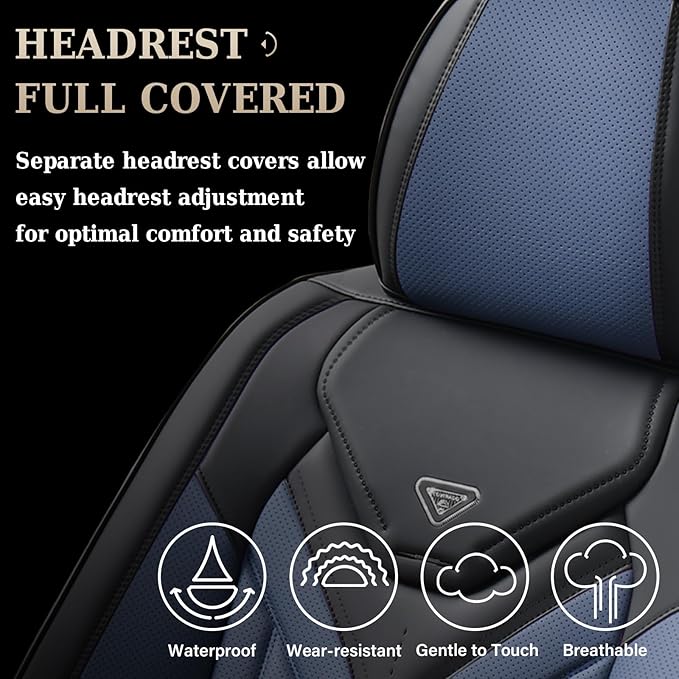 Coverado Seat Covers, Car Seat Covers Front Seats, Leather Seat Covers for Cars, Automotive Seat Covers Car Seat Protector Ca
