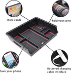 EDBETOS Console Organizer Compatible with 2014-2018 Chevy Silverado/GMC Sierra 1500 and 2015-2019 Silverado/Sierra 2500HD/3500HD Accessories Compartment Insert Tray - Full Console w/Bucket Seats ONLY