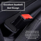 Car Seat Gap Filler, Carseat Side Gap Organizer with Phone Holder & Storage Slot, Auto Interior Accessories, Universal Car Catcher Plug Strip Fit Car SUV Truck, Fill in Between Seat and Console, Black