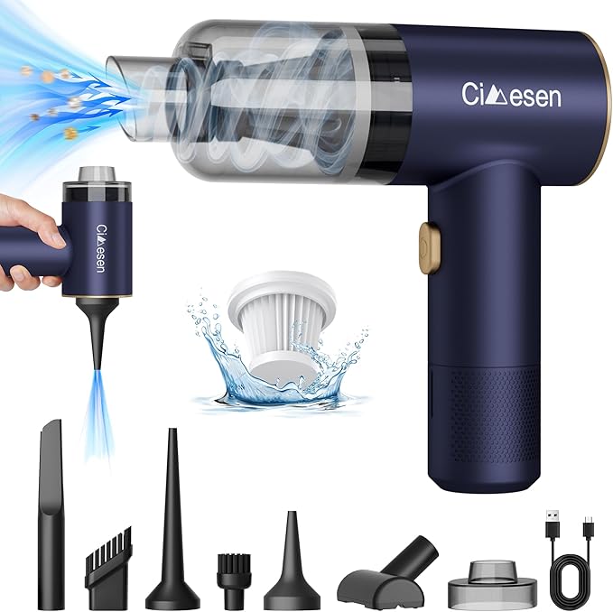 Car Vacuum Portable 4 in 1 Vacuum Cleaner 12000Pa Mini Handheld Vacuum Cordless Rechargeable 120W High Power Vacuum Cleaner &