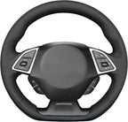 MEWANT Hand Sewn 3D Style Steering Wheel Cover Wrap for Chevrolet Camaro 2017-2022 Steering Wheel Accessories for Chevrolet Camaro 2017-2022