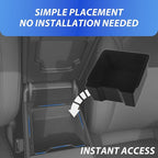 2026 Center Console Organizer for Tesla Model Y Juniper Accessories & Model 3 Highland 2026-2024 Flocked Storage Organizer Set Center Console Box, Armrest Box and DIY Cup Mat