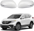 Mirror Cover Cap Compatible with Honda CR-V 2017-2022/ HRV 2016-2022, Door Side Rearview Mirror Guard Cover Trim with Turn Signal Cut-Outs, NH-603P White Diamond Pearl
