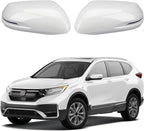 Mirror Cover Cap Compatible with Honda CR-V 2017-2022/ HRV 2016-2022, Door Side Rearview Mirror Guard Cover Trim with Turn Signal Cut-Outs, NH-603P White Diamond Pearl
