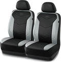 Skechers Memory Foam Seat Covers,Leather Car Seat Covers, Ultimate Comfort & Support Front Seat Covers Airbag Compatible, Aut