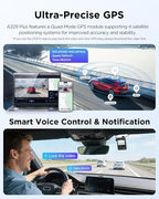 VIOFO A229 Plus Dash Cam Front and Rear, Dual STARVIS 2 Sensors, 2 Channel HDR, 1440P+1440P Voice Control Car Dash Camera, 5G