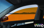 VViViD Colorful Transparent Vinyl Car Window Tinting 30 Inch x 60 Inch 2 Roll Pack (Orange)