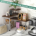 ZHWS Bathroom Counter Organizer for MakeUps, Dresser Table, Kitchen Countertop Organizer Adjustable 3 Tier Corner Shelf with 
