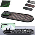Multi-Functional Support Anti-Slip Pad, 360° Rotatable Multifunction Car Anti Slip Mat Phone Holder, Anti Slip Car Dash Grip 