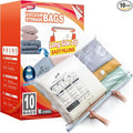 TAILI 10 Pack Vacuum Storage Bags, LONG SIDE ZIP (39x28 inch), Vacuum Seal Bags for Clothing, Jumbo Storage Space Saver for B