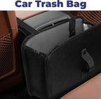 Car Trash Can, Foldable Trash Can Collapsible Hanging Trash Bag for Car Seat, 2 Gallons Leakproof Garbage Bags, Cars Must Haves Interior Accessories Essentials
