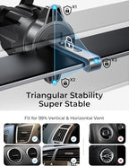 LISEN for MagSafe Car Mount, [Upgrade 2026 Ultra Magnets] Magnetic Phone Holder for Your Car Cell Phone Holder Mount for Air Vent Car Accessories for Men Women fit iPhone 17 16 15 14 13 12 Pro Max