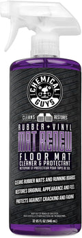 Chemical Guys Mat Renew Rubber + Vinyl Floor Mat Cleaner And Protectant, Safe for Cars, Trucks, SUVs, Motorcycles, RVs & More