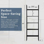 BARNWOODUSA Throw Blanket Ladder – Fully Assembled Reclaimed Wood – Rustic Decorative Ladder for Towels, Quilts, & More – Per