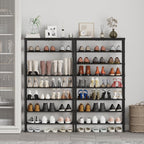 YATINEY 8 Tier Shoe Rack, Large Capacity Shoe Storage Organizer Holds 32 Pairs, Sturdy and Stable, for Entryway, Hallway, Clo
