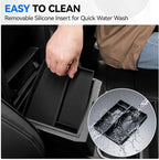 ELECFRESH 6PCS Center Console Organizer Tray for 2026 2025 2024 Toyota Tacoma Accessories, Armrest Hidden Storage Box, Rear and Console Cup Holder Glove and Armrest Storage Box with Insert Divider