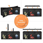 Extra Large Toy Box, Collapsible Sturdy Toy Storage Organizer with Lids, 155L Storage Box for Boys Girls, 42"x16"x14" Kids Bi