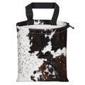 Car Trash Bag Large Hanging Can for Back of Seat, Cute Waterproof Car Garbage Bag for Vehicle, Travelling, Outdoor Retro Cow Print