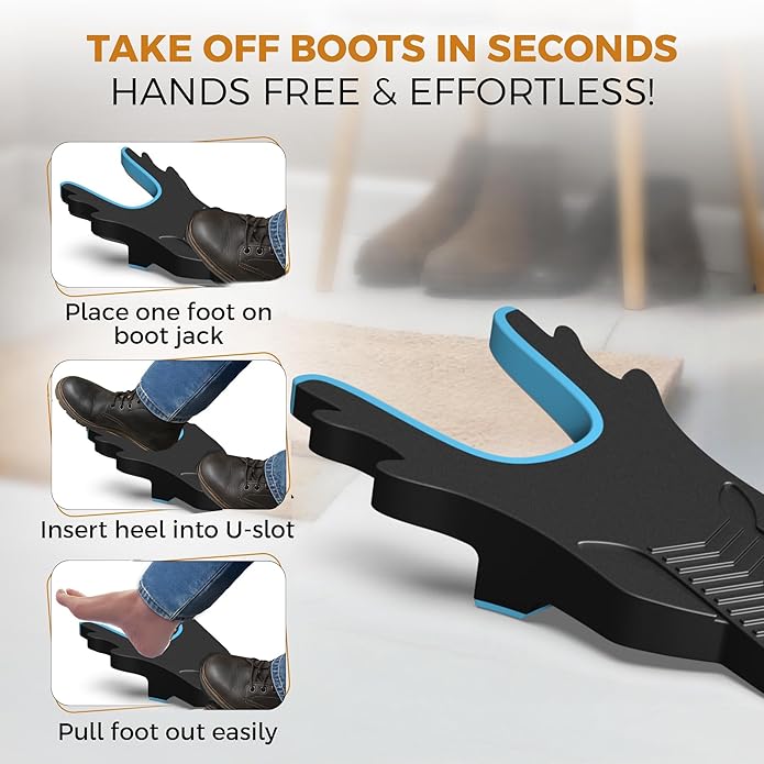 Boot Jack,Boot Remover for Cowboy Boots,Boot Puller for Waders and Work Boots