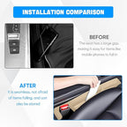 2PCS Car Seat Gap Filler Organizer, Car Seat Organizer, Multifunctional Seat Gap Storage Box for Phone Key, Fill The Gap & Stop Things from Dropping, Universal for Most Vehicles (Beige)