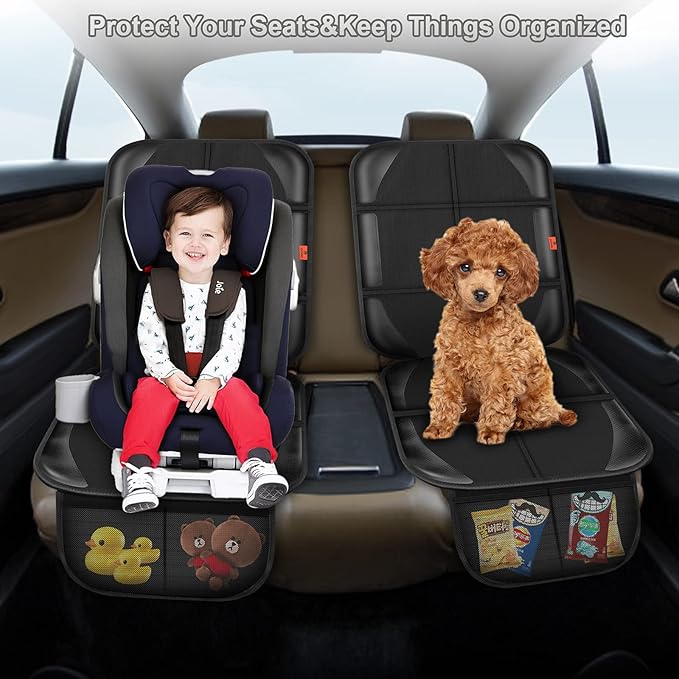 Car Seat Protector,Auto Car Seat Protectors Baby Carseat Waterproof & Durable 600D Fabric for Child Baby Car Seat Mat Vehicle
