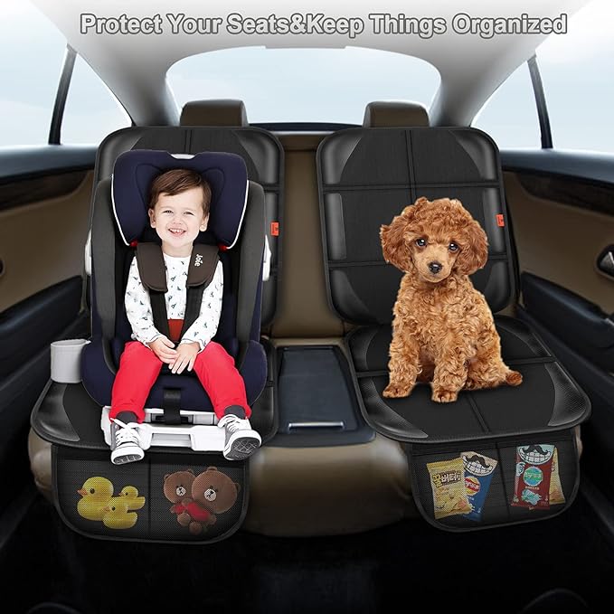 Car Seat Protector,Auto Car Seat Protectors Baby Carseat Waterproof Durable 600D Fabric for Child Baby Car Seat Mat Vehicle P