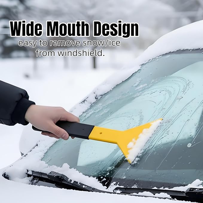 4 Pieces Window Tint Tools, Long Handle Bulldozer Squeegee Scrubber Paddle Squeegee, Auto Flat Window Film Installation Cleaning Tool for Car Front Windows Rear Glass