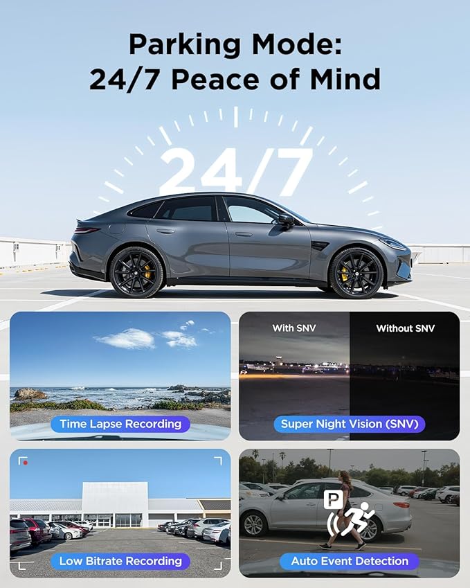 VIOFO A229 Plus Dash Cam Front and Rear, Dual STARVIS 2 Sensors, 2 Channel HDR, 1440P+1440P Voice Control Car Dash Camera, 5G