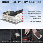 Coverado Seat Covers, Car Seat Covers Full Set, Leather Seat Covers for Cars, Automotive Seat Covers Car Seat Protector Car A