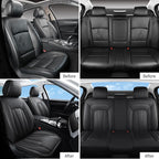 Car Seat Covers,5 Seats Automotive Seat Covers,Breathable Car Seat Protector Waterproof Leather Car Seat Covers for SUV, Seda