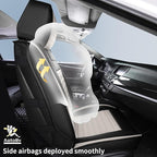 Car Seat Covers Full Set, Breathable Nappa Leather Seat Covers, Horizontal Stripes Automotive Seat Covers, Universal Seat Cus