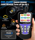 OBD2 Scanner Diagnostic Tool, VEHLIVE V850 Car Code Reader for Check Engine Light with Reset, I/M Readiness, Battery Tester,