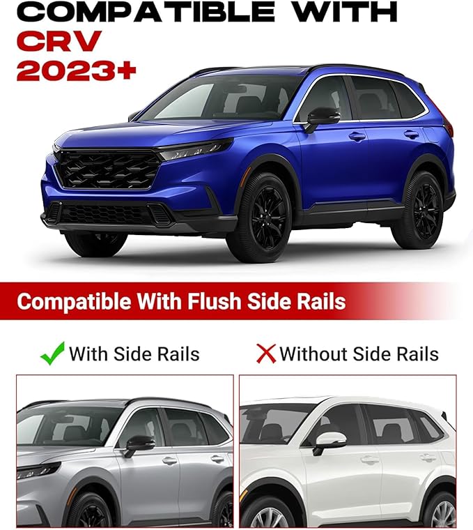 HEKA Rack Cross Bars Fit for 2023 2024 2025 2026 Honda CRV CR-V, Aluminum Crossbar Cargo Carriers Luggage Rack Rails Rooftop Accessories, Carrying Canoe Kayak Bike Snowboard Skiboard
