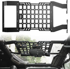 JOYTUTUS Hard Top Roof Rack Molle Panel Compatible with Wrangler JL JLU & Gladiator JT 2018-2026, Wrangler Overhead Molle Panel Storage Cargo Roof Rack, No Drilling(Not for Soft-Top)