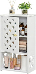 Wall Bathroom Cabinet Over The Toilet, Small White Medicine Cabinet with Shelves, Space-Saving Storage Organizer for Bathroom