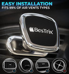Bestrix Magnetic Phone Car Mount Magnetic Car Cell Phone Holder | Magnet Car Phone Holder Compatible with All Smartphones