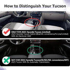 LUWU 2025 Tucson Accessories for 2025 2026 Hyundai Tucson Hybrid [Electronic Shift] Center Console Organizer Armrest Storage Box Armrest Console Organizer Insert Tray Black(NOT FOR 2025 SEL/SE/XRT)
