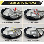 18" Convex Mirror Outdoor, 2 Pack Security Mirror for Driveway, Garage, Warehouse, Blind Spot, and Office, 18 Inch Traffic Security Safety Covex Mirrors