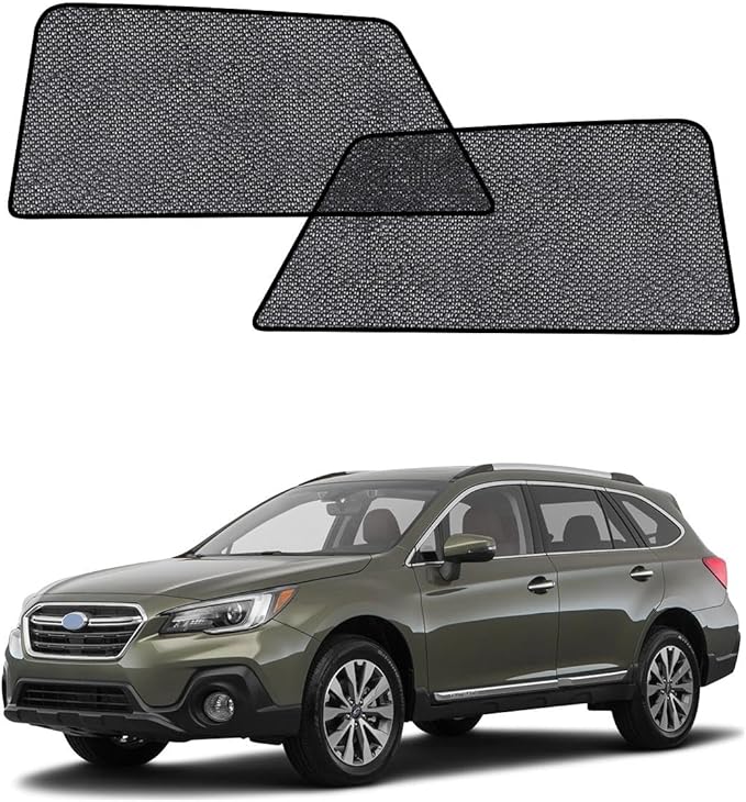 Car Window Shades for Subaru Outback Wagon(2015-2019), 2-Pack Rear Window Sun Shades for Baby – Breathable Mesh, UV & Heat Blocker, Privacy Protection for Camping, Travel, Sleep & Nursing