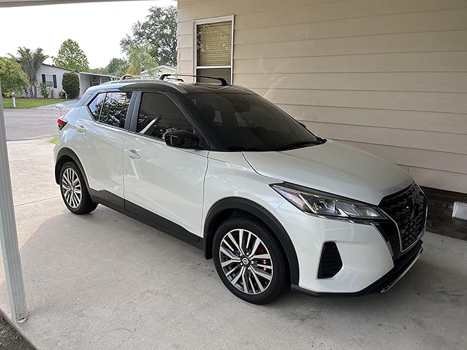 Heavy Duty Aluminum Alloy Cross Bars for Nissan Kicks 2016-2024 | Easy Installation | Warranty 2 Years | Compatible with Roof Boxes, Bags, Kayak, Bicycle Rooftop Accessories