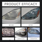 Headlight Cleaner, Headlight Restoration Kit, Automotive Headlamp Restoration Fluid Kit, Q4 Headlight Restoration, for All Ve