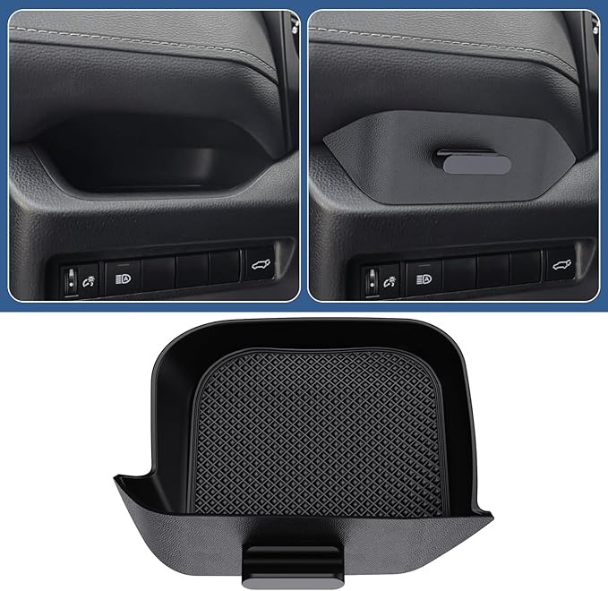 Upgraded Center Console Organizer Compatible with Toyota RAV4 2025 2024 2023 2022 2021 2020 2019 Interior Accessories, Gear Shift Storage Tray Drivers Side Cubby Drawer Storage Box - 3pcs