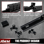 AMM 6-Piece Socket Organizer, 1/2 inch Drive ABS Tools Socket Holder,Heavy Duty Socket Racks, Premium Quality Socket Clip Rai