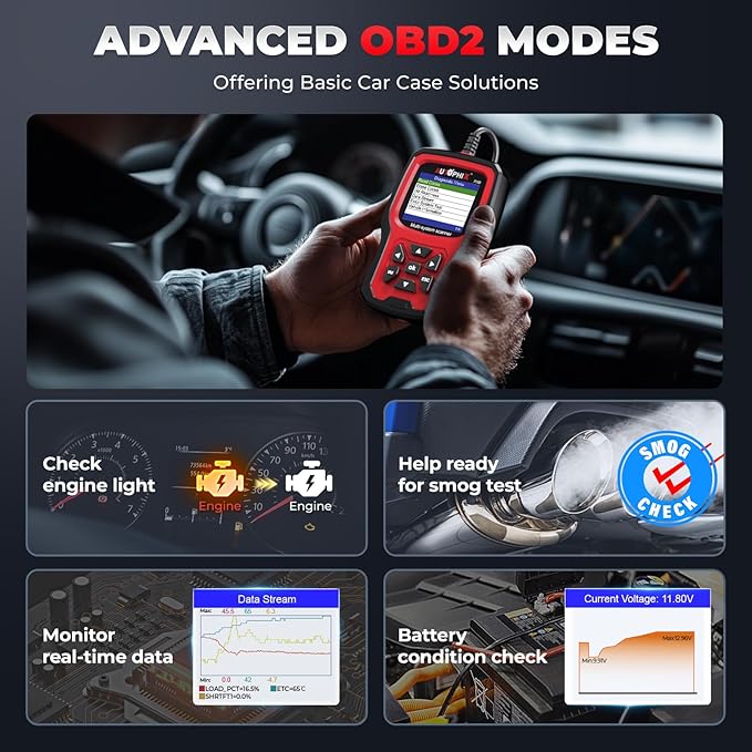AUTOPHIX 7150P+ OBD2 Scanner Fit for Ford Lincoln Mercury, Full System Diagnostic Tool with All Reset Service, Full OBD2 Code