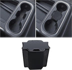 JKCOVER Center Console Coin Box Organizer Compatible with 2019-2022 Silverado/Sierra 1500 and 2020-2023 Silverado/Sierra 2500HD 3500HD Accessories (Full Console w/Bucket Seats Only)