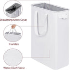 efluky Slim Laundry Basket, Narrow Laundry Hamper with Handles, Collapsible Dirty Clothes Hamper, Tall Laundry Bin for Laundr
