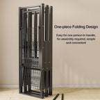 Foldable Closet Wardrobe For Hanging, Portable Closet Steel Simple Wardrobe Storage, Covered Clothes Rack, Metal Clothing Gar