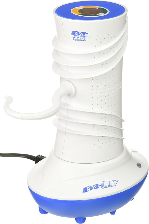 Eva-Dry EDV-365 Air-Dry System - Renewable Dehumidifier with Dual Cylinders, Rapid 2-Hour Renewal, and Color-Changing
